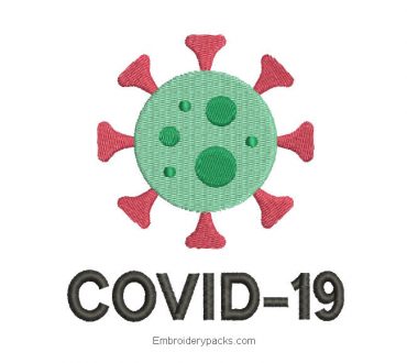 COVID-19 Design for Embroidery
