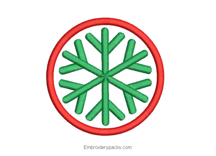 Christmas wreath design with star