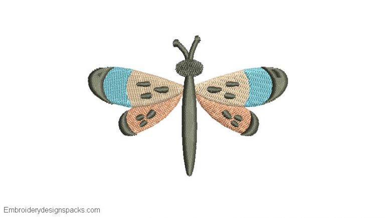 Free Dragonfly Embroidery Design - Embroidery Designs
