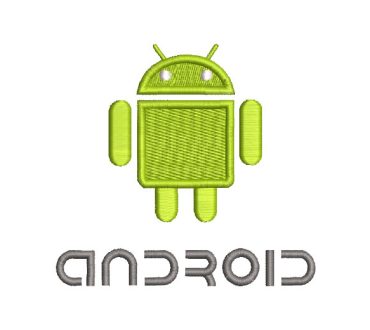 Android Logo Embroidery Designs