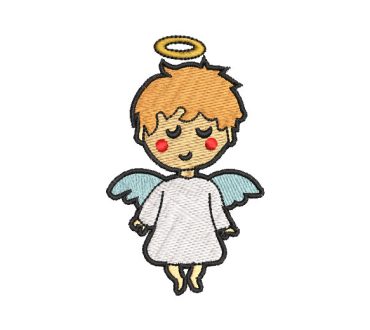 Angel Child with Wings Embroidery Designs