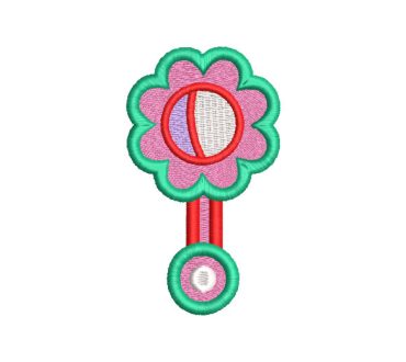 Baby Toy Rattle Embroidery Designs