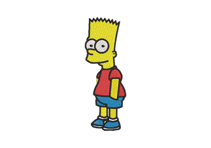 Bart Simpson Embroidery Designs