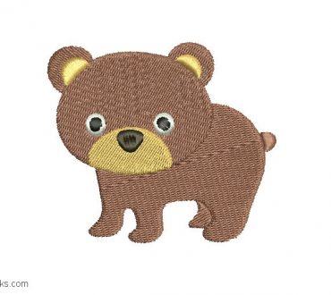 Bear Embroidery Design