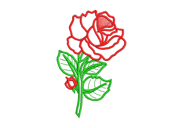 Bouquet of Roses Embroidery Designs