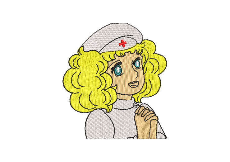 Candy Nurse Praying Embroidery Designs