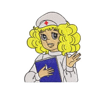 Candy Nurse with Book Embroidery Designs