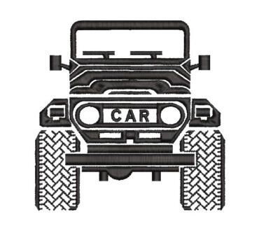Car Truck Front Embroidery Designs