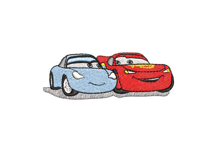 Cars Cars McQueen and Sally Embroidery Designs