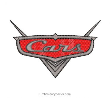 Cars Logo Embroidered Design
