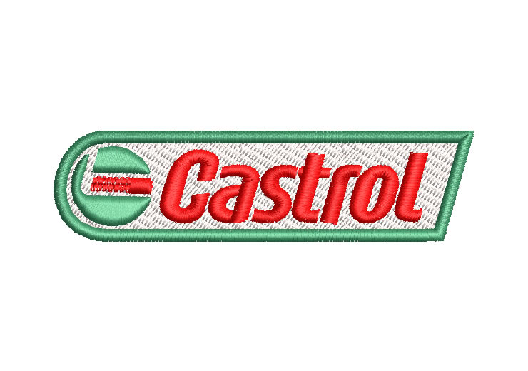 Castrol Logo Embroidery Designs