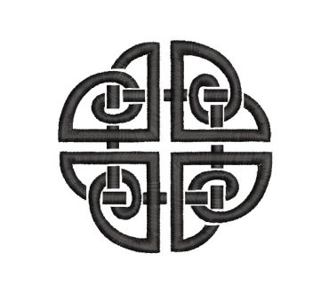 Celtic perennial knot, ancestral symbol, embroidery designs