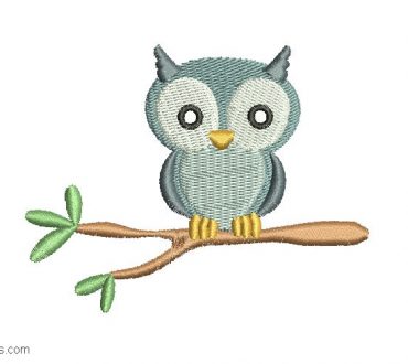 Child Owl Embroidery