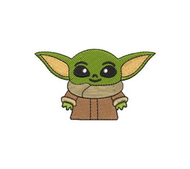 Child Yoda Star Wars Embroidery Designs