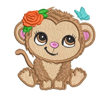 Children's Jumpsuit with Pink Embroidery Designs