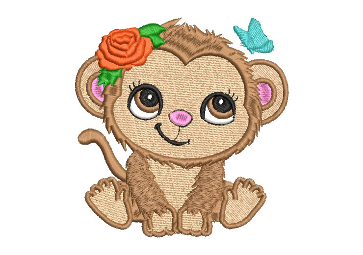 Children's Jumpsuit with Pink Embroidery Designs