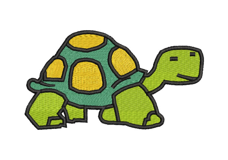 Children's Turtle Embroidery Designs