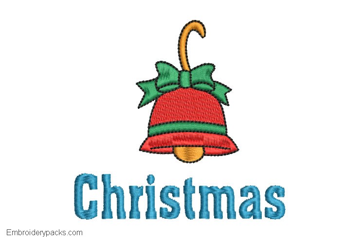 Christmas Bell Embroidery