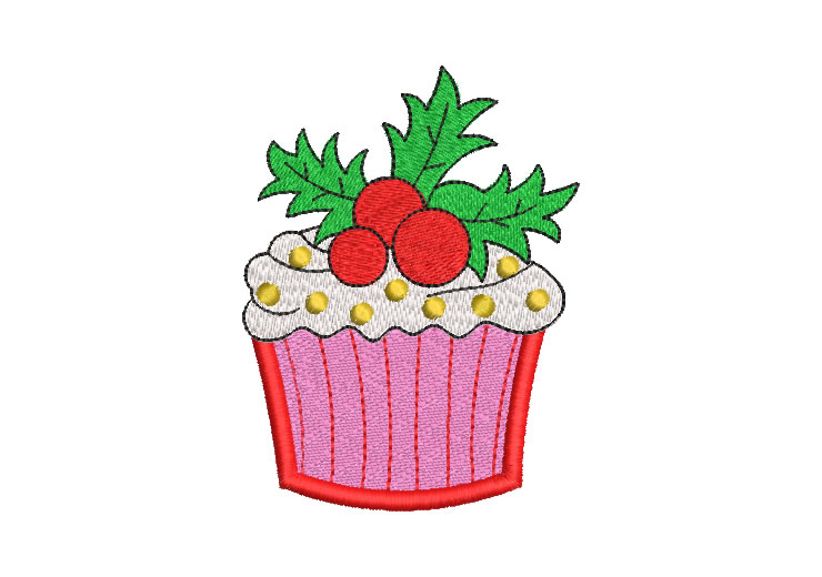 Christmas Cake Embroidery Designs