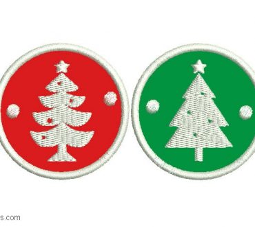 Christmas Sticker Embroidery