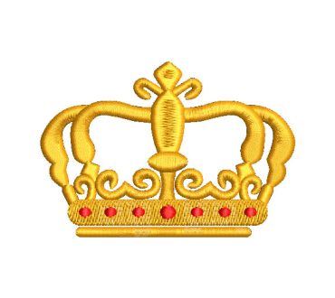 Classic King Crown Embroidery Designs