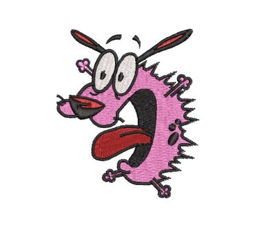 Courage the Cowardly Dog Embroidery Designs