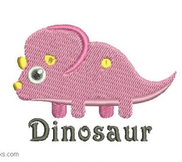 Cute design Dinosaur with Name