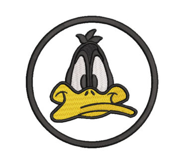 Daffy Duck Face Embroidery Designs