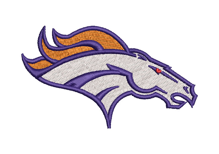 Denver Broncos Logo Embroidery Designs