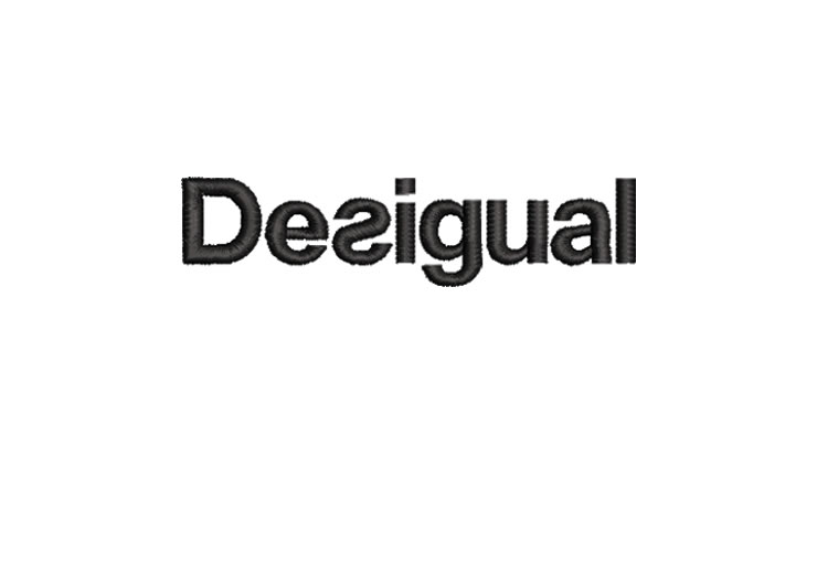 Desigual Logo Embroidery Designs