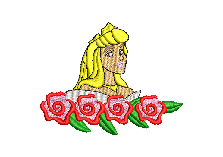 Disney Princess Aurora Embroidery Designs