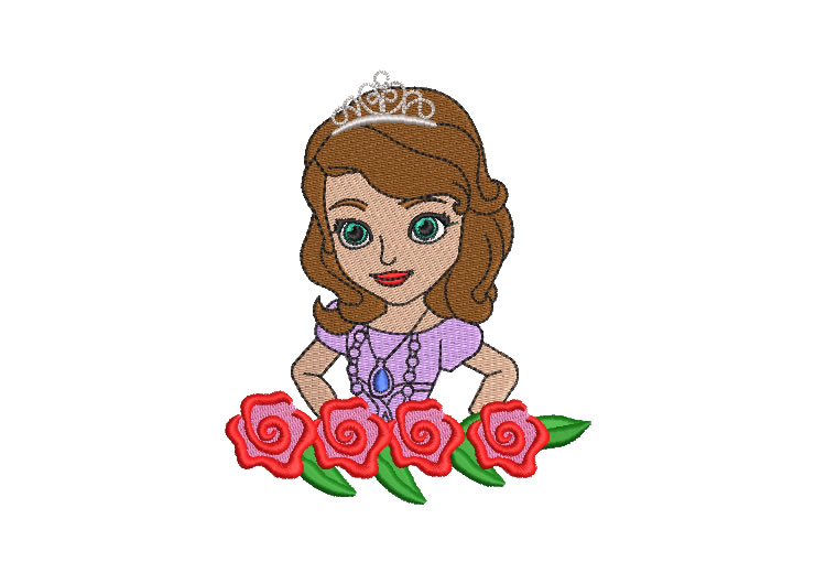 Disney Princess Sofia Embroidery Designs