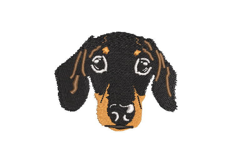 Dog Face Embroiadery Designs