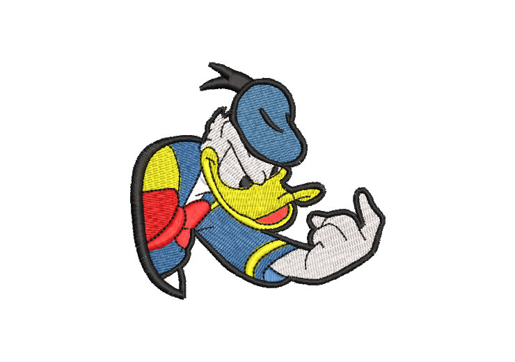 Donald Duck Sailor Embroidery Designs
