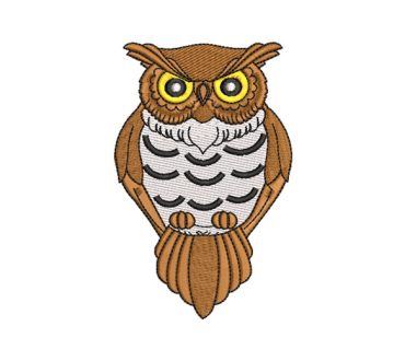 Eagle Owl Embroidery Designs