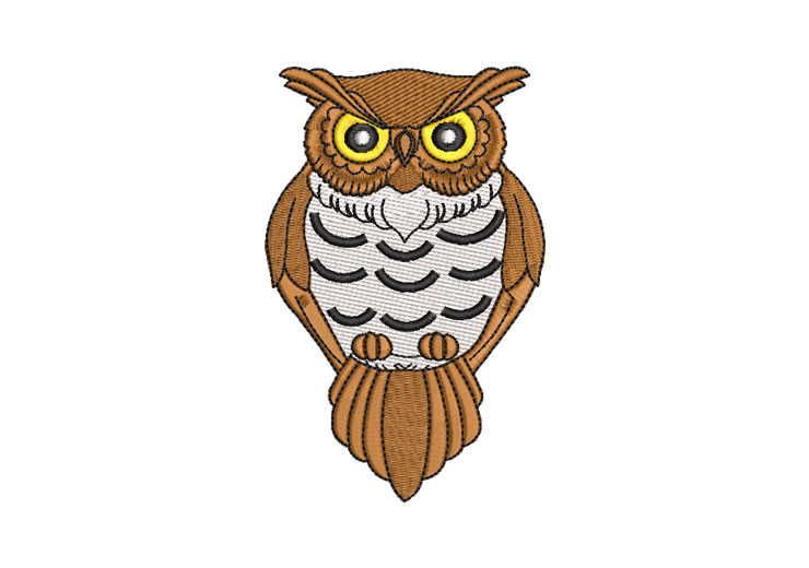 Eagle Owl Embroidery Designs
