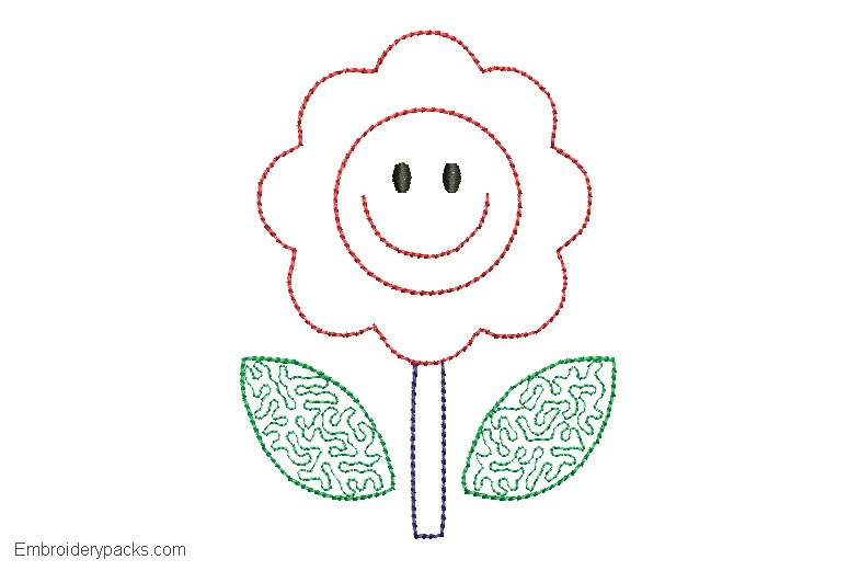 Download Sunflower Design For Free Border Embroidery Designs