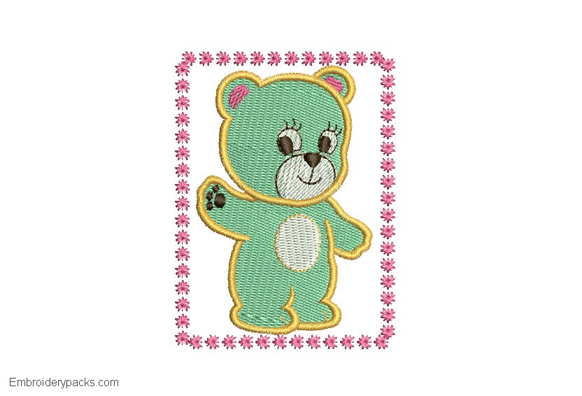 Embroidery design of Bear Infant for Embroidery