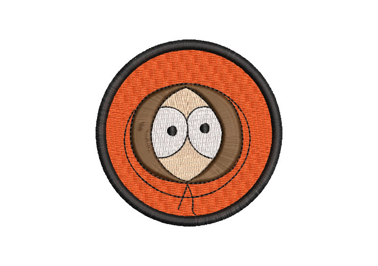Face of South Park Embroidery Designs