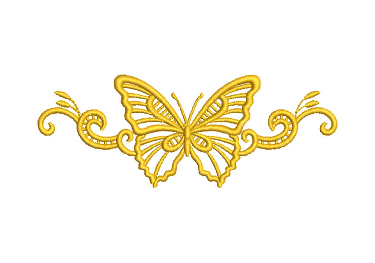 Fantasy Butterfly Embroidery Designs