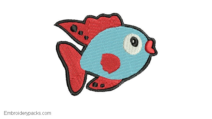 Fish Embroidery for Embroidery