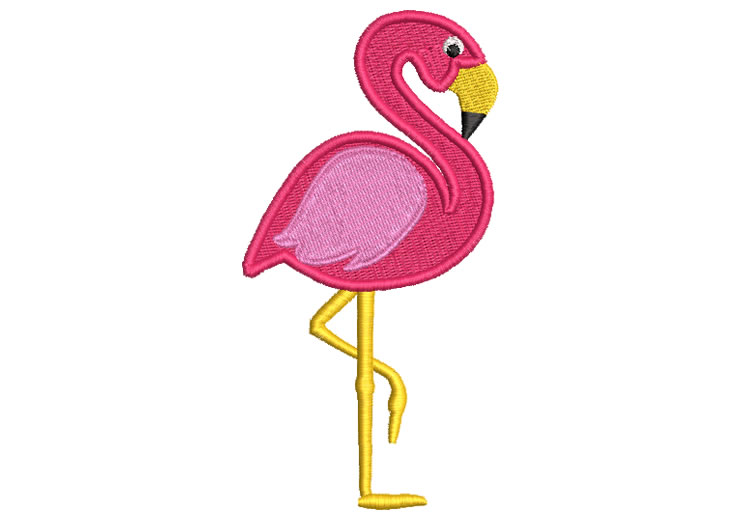 Flamingo Bird Embroidery Designs