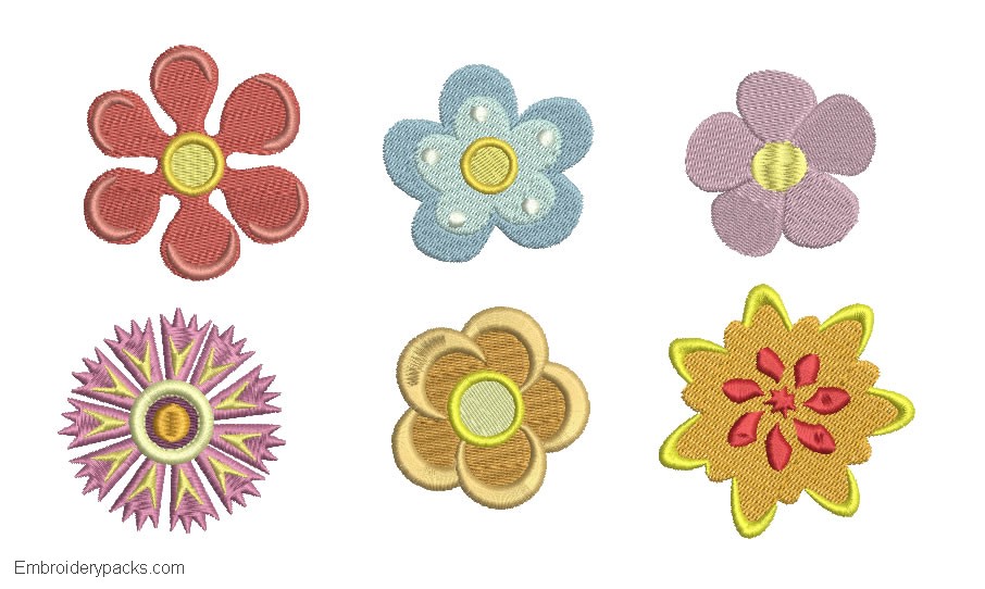 Flower Embroidery Design 1