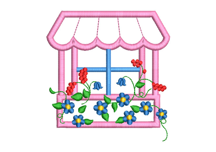 Flower Shop Embroidery Designs