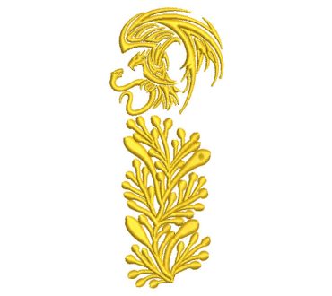 Flowers and Eagle for Mariachi Clothing, Charro Outfits Embroidery Designs