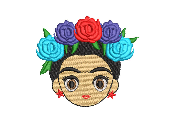 Frida KFrida Kahlo Mexican Doll Embroidery Designsahlo Mexican Doll Embroidery Designs