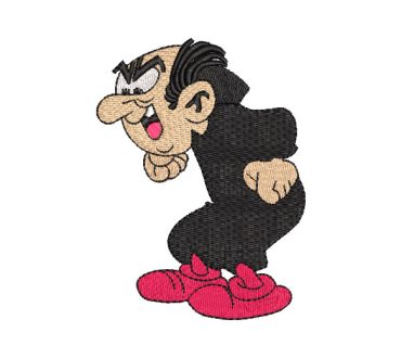 Gargamel the Smurfs Embroidery Designs