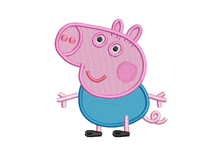 George Pig Embroidery Designs