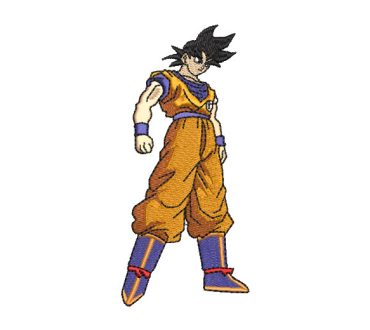 Goku Embroidery Designs