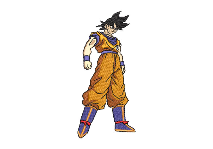 Goku Embroidery Designs